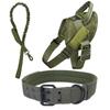 Coleira para Cão de Estimação, Coleira para Cão Grande, Coleira de Nylon para Cão, Coleira Tática Anti-Explosão Ajustável para Cão
