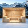 Precio de Fábrica Venta Caliente Hotel Villa Habitación de Sauna Tradicional Horno de Sauna Importado de Finlandia Calefacción Sala de Vapor