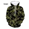 Sudaderas con capucha largas para hombre y mujer, nuevas de otoño e invierno, con estampado de camuflaje, sudaderas casuales de moda para exteriores