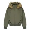 Jaqueta de Algodão com Capuz e Rebites Estilo Retrô Americano Bainha Desfiada Masculina Feminina Outono Inverno Nova Deconstruída Gola Alta Jaqueta de Trabalho Peça de Roupa Externa