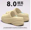 Pantuflas de mujer con plataforma gruesa para aumentar la altura, nuevo modelo verano 2026, de tacón alto, antideslizantes, aptas para uso exterior y en casa, sandalias de EVA para mujer, al por mayor