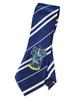 Corbata larga con diseño de manos que rodean a la escuela Hogwarts de Harry Potter, roja, verde, azul y amarilla, de poliéster y seda.