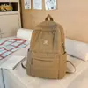 Nova Mochila Escolar Simples Estilo Coreano para Alunos Homens e Mulheres, Bolsa Casual de Algodão Estilo Coreano, Mochila, Mochila de Nicho para Deslocamento e Viagem