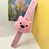 Bracelete de Argola de Pressão para Crianças, Boneca de Pelúcia Cartoon, Pulseira de Casal, Decoração Criativa, Acessórios de Cabelo para Feriados, Pequeno Presente de Casamento, Cachorro
