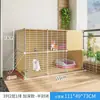 Jaula para gatos casa interior jaula vacía espacio libre súper grande casa para gatos casa para gatos nido de dos pisos tres pisos villa para gatos pequeños