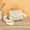 Bolsa quadrada pequena tecida portátil de moda simples com alça de ombro larga para usar na transversal feminina bolsa para celular mini bolsa feminina entrega em lote peça única