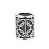 Patrón de Runas Vikingas Nórdicas Retro Cuentas de Agujero Grande Cuentas para Barba Pulsera Collar Accesorios Trenza Sucia Alfabeto Runa