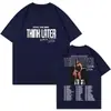 Camiseta Unisex Casual de Algodón Puro con Estampado Gráfico, Talla Europea Transfronteriza, 180g, para Hombres y Mujeres
