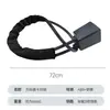 Cerradura de Volante de Venta Caliente Transfronteriza, Cilindro de Cerradura Nivel B, Cinturón de Seguridad para Coche, Cable de Acero Engrosado, Cerradura Antirrobo Portátil para Coches, Venta al por Mayor
