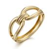 Pulsera de aleación oro rosa para mujer, diseño de nicho exagerado, de alta calidad, no se desvanece, para novias, pulsera Amazon al por mayor