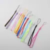 Cordão de Celular de Nylon Estilo Curto Garrafa de Água Alto-falante Ventilador Pequeno Walkie-Talkie Pulseira Anti-Perda Corda de Pinha Fabricante em Estoque