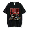 [Camiseta de Algodón Talla Europea] Camiseta de Eddie Munson Camiseta Estampada Estilo Harajuku Manga Corta Ropa Urbana para Hombres y Mujeres