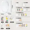 5 Sacos de Armazenamento para Bonecas de Algodão, Sacos Espessados de PVC de Alta Transparência para Bonecas, Sacos Pendurados Fofos à Prova de Poeira para Transportar Bonecas, Sacos Transparentes Redondos Q para Transportar Bonecas