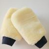 Luvas de Limpeza de Carro de Veludo de Lã Fábrica Luvas de Lavagem de Carro Limpeza Doméstica de um Lado Ferramenta de Enceramento para Estética Automotiva Multifuncional
