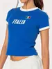 Traje de Verão Americano 2024 Estilo Praia Roupas Sexy Y2K Atacado Feminino Curto Personalizado Bordado Brasileiro Tendência