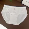 9594 Calcinha Divertida Menina Cereja Colorida de Cinco Pontos Classe A com Cós Floral Pequeno em Cor Contrastante, Algodão Puro, Gancho Estendido, Calça Comprida 10A