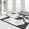 Alfombra para Sala de Estar, Alfombra de Nuevo Estilo Ins para Sofá y Mesa de Centro, Tapete Insonorizado para Dormitorio y Mesita de Noche, Uso Doméstico, Lavable y Resistente a las Manchas