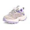 Zapatillas de moda para niñas 2026 primavera y otoño nuevos zapatos deportivos para niños con nuevos botones giratorios de estilo chino, zapatillas tipo papá versátiles