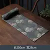 Alfombrilla de Té de Doble Cara Dazantang Xiangyunsha con Base de Bandeja de Té Vintage Inspirada en el Zen, Camino de Mesa Retro, Mantel de Tela, Paño de Té, Accesorio para Ceremonia del Té