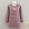 Avental de Cozinha Longo e Simples da Moda para Mulheres, Roupa de Trabalho Bonita e Respirável, Macacão de Trabalho Resistente ao Desgaste, Avental de Cintura