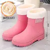Novas Galochas da Moda Estilo Japonês para Mulheres, Galochas de Cano Curto, Sapatos de Água Baixos, Antiderrapantes, Adequados para Lavar o Carro, Fazer Compras e Uso na Cozinha, Sapatos de Borracha