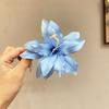 Atmosfera Fresca Sentimento Desejo Puro Presilha de Cabelo Lírio Flor de Simulação Franja Lateral Novo Estilo Chinês Antigo Acessórios de Cabelo Hanfu