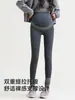 Pantalones de maternidad que no aprietan la barriga, Pantalones de tiburón de alta elasticidad a la moda para otoño e invierno, Leggings de soporte para la barriga de talla grande y petite