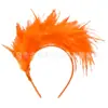 Fábrica de Origen de Nuevos Accesorios Halloween Flor de Plumas Accesorios para el Cabello Flor para la Cabeza Venta al por Mayor Diadema de Halloween Hebilla para la Cabeza de Mujer
