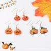 Brincos de Abóbora de Halloween da Moda Brincos de Abóbora de Halloween Fofos Engraçados Abóbora Requintada Moda Estilo Gótico
