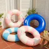 Flotador de natación para adultos, extragrande y engrosado, salvavidas inflable para hombres y mujeres, flotador con lentejuelas, flotador para axilas, flotador de natación ampliado