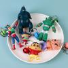 Travestismo Transfronterizo Teléfono Pequeño Nuevo Edición Q Animación de Animales Lindos Alrededor Muñeco Gashapon Adornos para Pastel Llavero DIY