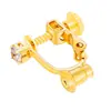 Convertidor de Pendiente de Oreja a Clip de Oreja Zirconia Microincrustada Clip de Oreja de Tornillo Pendientes Sin Agujeros en las Orejas Accesorios de Joyería DIY