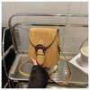 Bolsa Pequena Feminina Verão 2025 Moderna Bolsa Transversal de Ombro Novo Estilo Moderna Popular