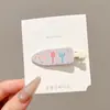 Pinza para el pelo de lunares de dopamina para mujer, Pinza lateral dulce y versátil, Pinza Bb linda, Pinzas de colores para flequillo y cabello, Pasador de moda