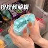 Balde de Gelo Forma de Bandeja de Gelo Doméstica Cilíndrica de Silicone Cubo de Gelo Dispositivo de Congelamento Rápido Cozinha Mini Máquina de Cubos de Gelo Caixa de Armazenamento de Gelo