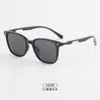 P28029 Gafas de Sol Polarizadas Lisas Estilo Coreano Nuevas Marco Cuadrado Ligero y Moderno Gafas Protectoras Anti-UV