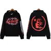 Marca da Moda Estilo Americano High Street Ins Nicho Vintage Antigo Estampa de Letra Solto Moletom com Capuz Masculino e Feminino Outono e Inverno