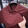 2026 Verano Nuevo Estilo Camiseta de Manga Corta de Algodón Puro Polo de Cuello Camisero de Manga Corta de Verano Top de Manga Corta de Color Puro