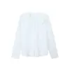 Para Comércio Exterior Transfronteiriço Europeu e Americano Roupas Femininas Aliexpress Venda Quente Moda de Verão Versátil Camisa Branca com Gola Boneca Lua
