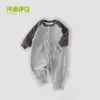 Mono Cálido de Algodón Polar de Nuevo Estilo Otoñal para Niños y Niñas, Ropa de Moda para Gatear al Aire Libre