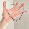 Cadena para Clavícula con Borla Apilable para Mujer, Collar Multicapa 2026 Nuevo, Gargantilla, Cadena para el Cuello, Estilo de Nicho de Lujo Ligero de Alta Gama