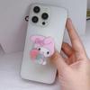 Suporte de Celular de Acrílico de Camada Dupla Sanrio Desenho Animado Suporte Telescópico Giratório com Airbag Suporte de Mesa Gatinho Kitty