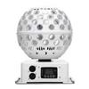 Linterna LED de Doble Capa 40W Luz de Bola Mágica de Cristal con Láser Rojo Verde Azul Bar de Licores Escenario Luz de Efecto