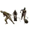 Cobre Fundido Vidro Aço Escultura Imitação de Personagens de Cobre Trabalho de Agricultores Escultura com Tema de Agricultura Agricultores Transplantando e Plantando Ornamentos Culturais