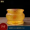 Conjunto de Buda de Vidro, Incensário, Vaso, Cálice para Água Benta, Lâmpada a Óleo, Xícara de Chá, Tubo de Incenso, Ornamentos para Sala Budista Doméstica