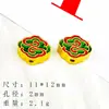 Colgante de character "Fu" con perla y aceite dorado estilo chino tradicional, pulsera de mariposa, collar, adorno colgante, accesorios de joyería DIY