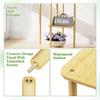 Estantería de almacenamiento de piso de bambú y madera en capas transfronteriza, balcón, sala de estar, estante de flores multicapa extraíble multifuncional