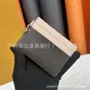 Popular Suministro Directo de Fábrica Venta al por Mayor Comercio Exterior Europeo y Americano Serie Clásica de Cartera Portatarjetas con Letras Full Cuero Portatarjetas 82739