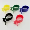 Correas de Velcro de Forma de T Coloridas de Doble Cara Correas de Velcro Antideslizantes de Doble Cara Correas de Almacenamiento para Cables de Datos con Logo Impreso