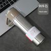 Vaso termo de vacío de acero inoxidable 304 con tres tapas para un vaso, vaso recto, portátil, regalos empresariales de alta gama, traje al por mayor